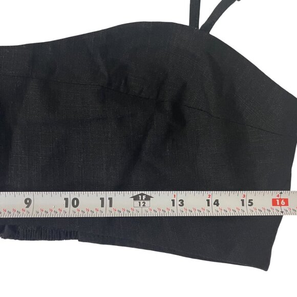 Caara. Basic black tank top for women with thin straps. Size M. NWT. - Picture 7 of 7